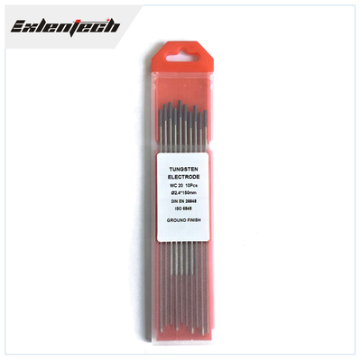 Ce 3/32&quot; x 7&quot; электродов 2% вольфрама заварки серого цвета WC20 TIG 10Pcs